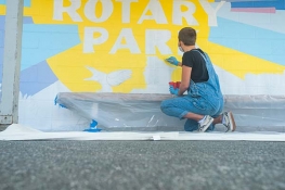Mural at Rotary Park